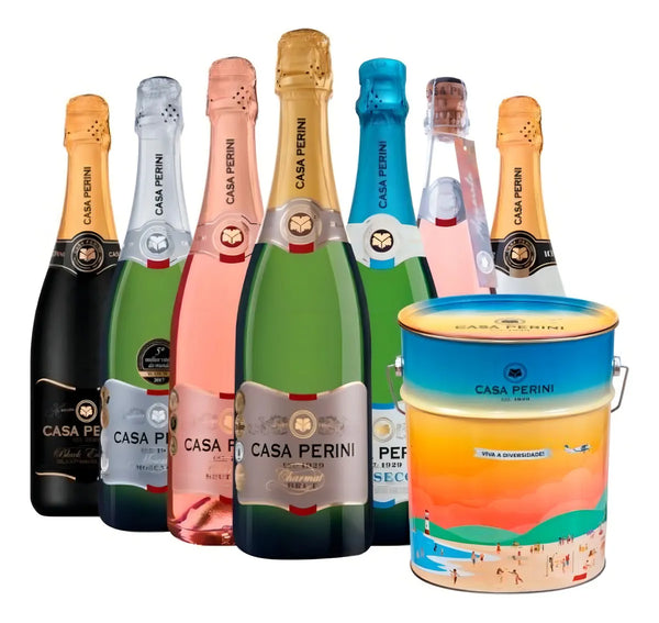 Balde Espumante Casa Perini Variedades 7 Unidades 750ml
