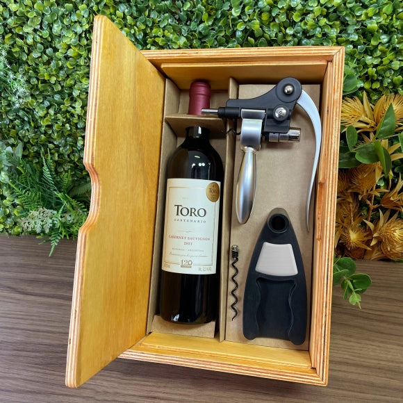 KIT VINHO ARGENTINO TORO CENTENARIO