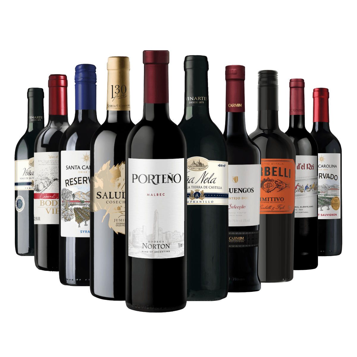 Kit 10 Vinhos Seleção Especial Vino & Market