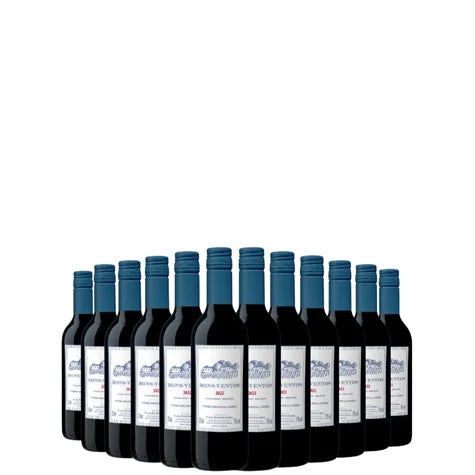 Kit 12 Meia Garrafas Vinho Tinto Bons Ventos 375 mL