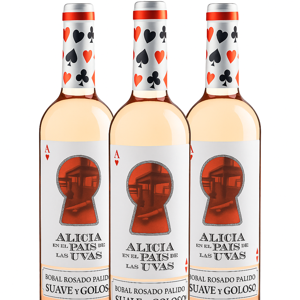 Kit 3 Vinhos Rosé Alicia + Bolsa Térmica Exclusiva Vino & Market