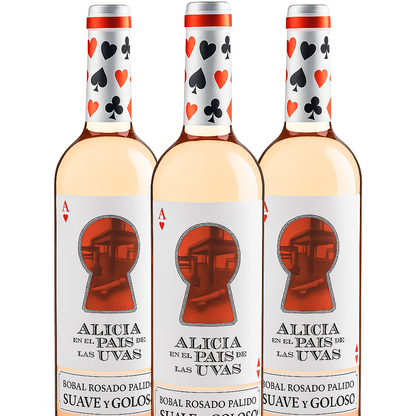 Kit 3 Vinhos Rosé Alicia + Bolsa Térmica Exclusiva Vino & Market